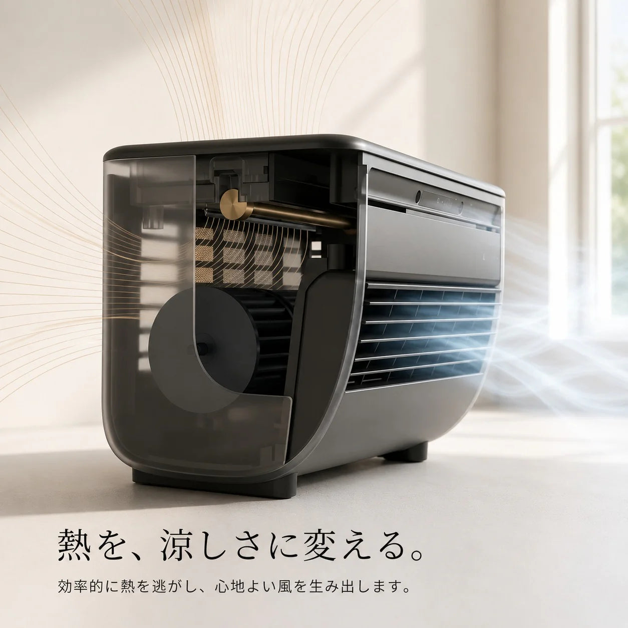 Kiyora Cool | 充電式ポータブル冷風機