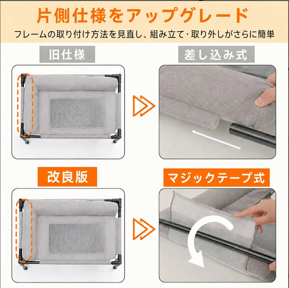PawRest™ 洗える快適ペットベッド